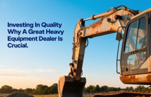 Investing In Quality: Why A Great Heavy Equipment Dealer Is Crucial? Heavy Equipment
