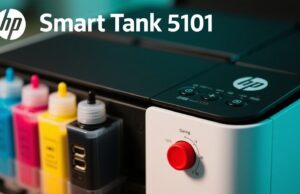 HP Smart Tank 5101: A High-Performance, Eco-Conscious All-in-One Printer with Smart Wireless Connectivity and Exceptional Page Yields for Home and Small Office Efficiency HP Smart Tank 5101