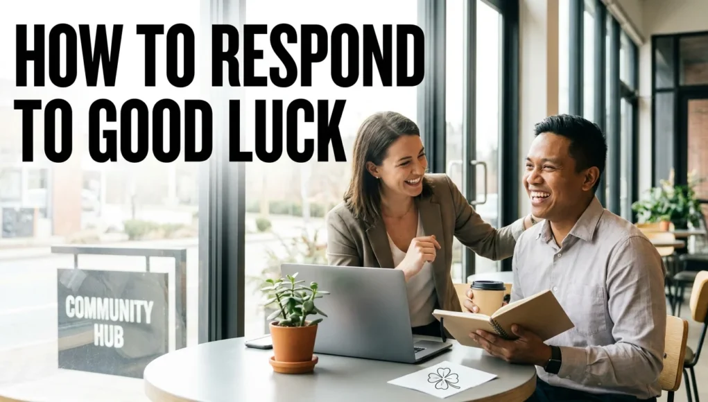 How to Respond to Good Luck How to Respond to Good Luck